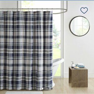 Madison Park Plaid Shower Curtain